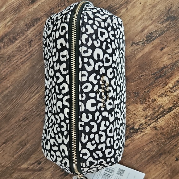 Kate Spade Leopard Print Cosmetic Bag - Picture 5 of 10